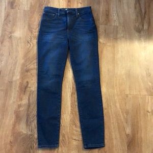 madewell curvy high rise skinny jeans